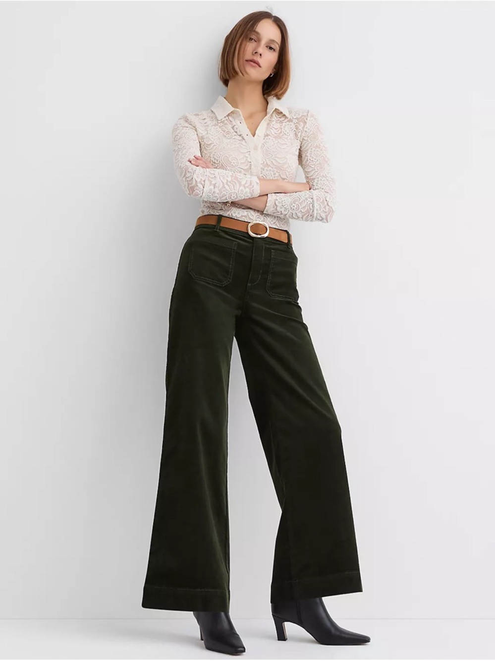 The Lift Palmer Wide Leg Corduroy Pants NWOT Size 8